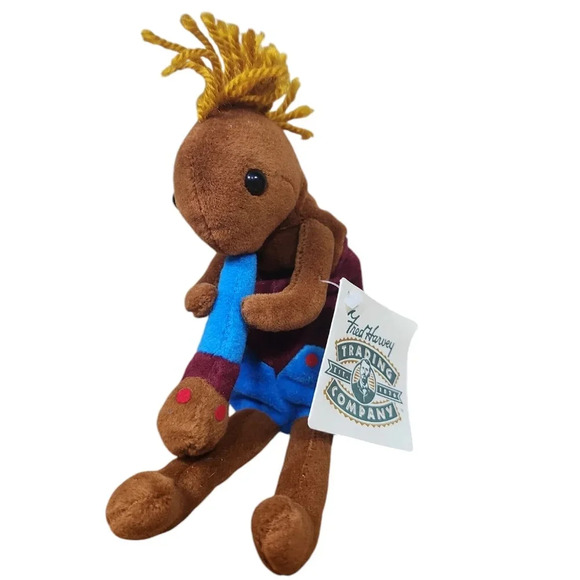 Vintage 1996 Fred Harvey Trading Co. Kokopelli Bean Bag Plush – Flute Player, SW - Picture 9 of 9